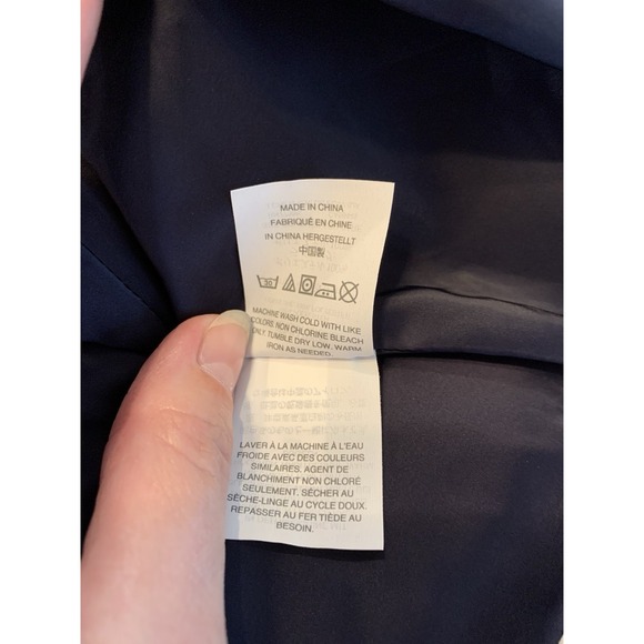 J Crew Navy And White Polka Dot Tiered Ruffle Hem Mini Skirt Women's Size 2 - Picture 6 of 13